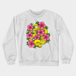 Floral Python Crewneck Sweatshirt